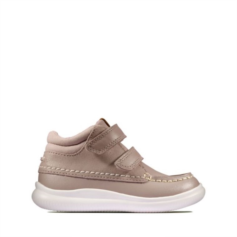 Clarks Rosa Combi Cuero Crest Tuktu Niño Rosa Combi Cuero