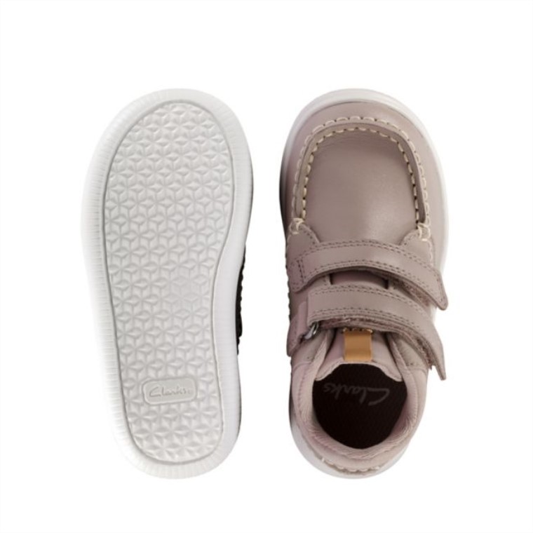 Clarks Rosa Combi Cuero Crest Tuktu Niño Rosa Combi Cuero