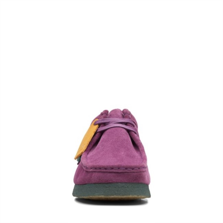 Clarks Morado/Verde Wallabee Morado/Verde