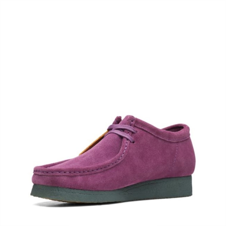 Clarks Morado/Verde Wallabee Morado/Verde