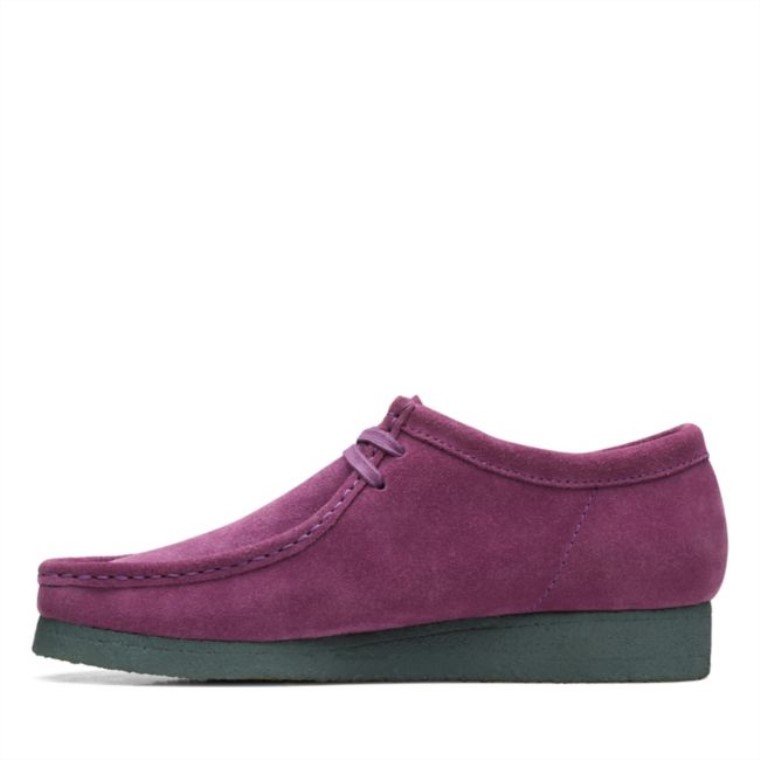 Clarks Morado/Verde Wallabee Morado/Verde