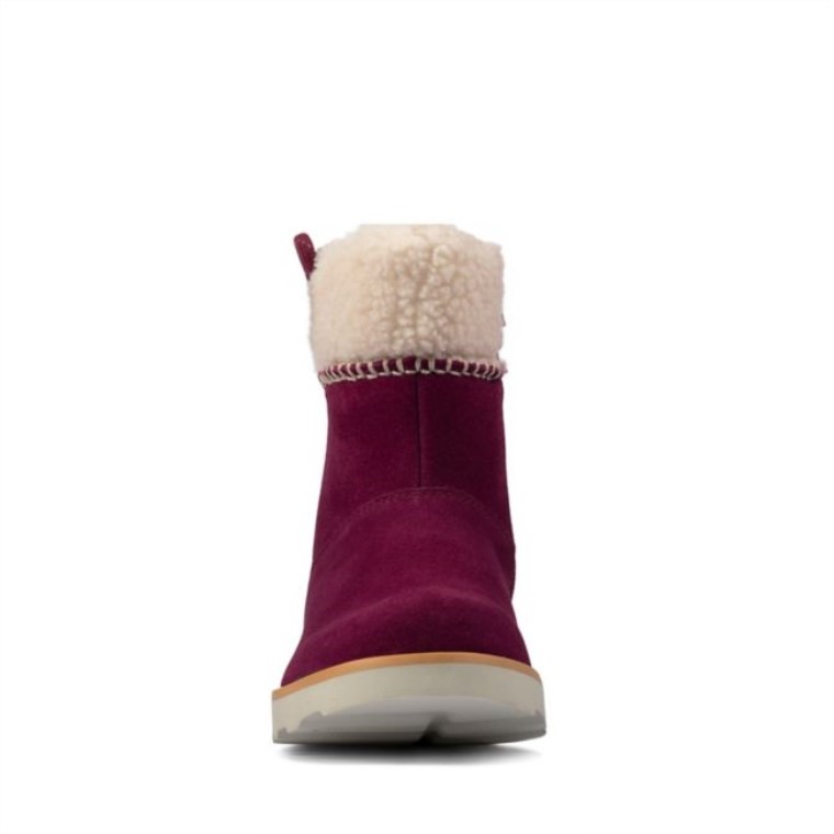Clarks Ante Morado Crown Loop Niño Ante Morado