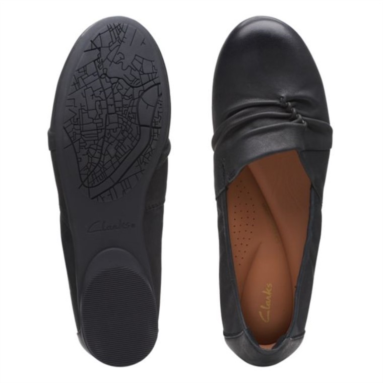 Clarks Rena Manera Negro Negro