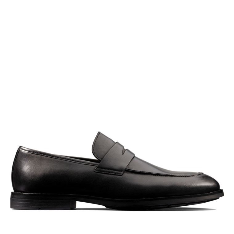 Clarks Ronnie Step Cuero Negro Cuero Negro