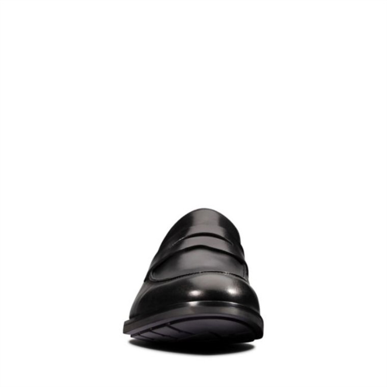 Clarks Ronnie Step Cuero Negro Cuero Negro