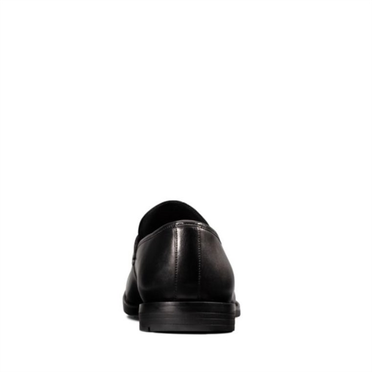 Clarks Ronnie Step Cuero Negro Cuero Negro