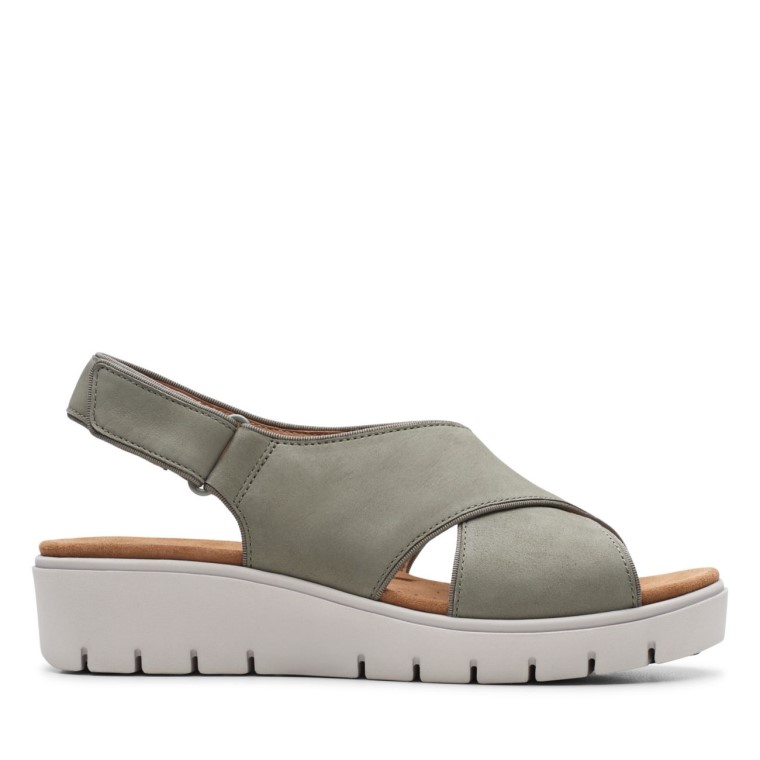 Clarks Nubuck Salvia Un Karely Sun Nubuck Salvia