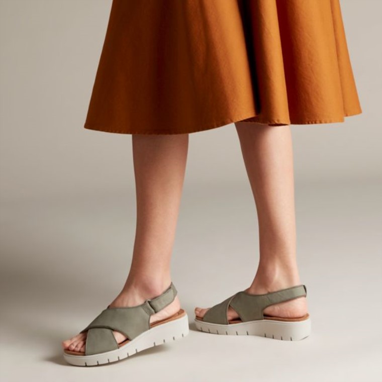 Clarks Nubuck Salvia Un Karely Sun Nubuck Salvia