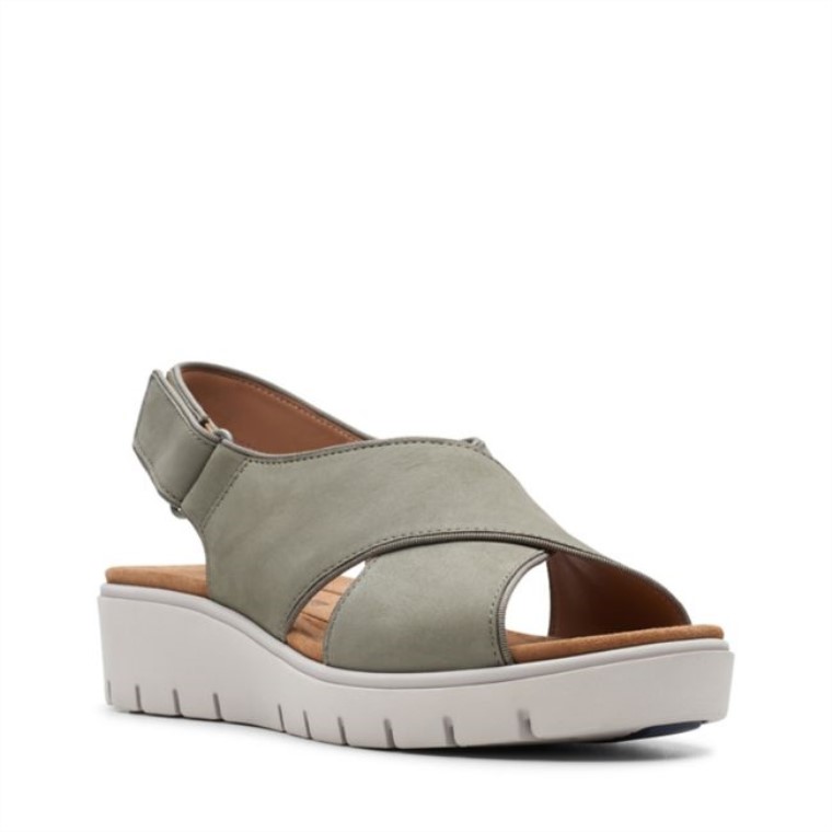 Clarks Nubuck Salvia Un Karely Sun Nubuck Salvia