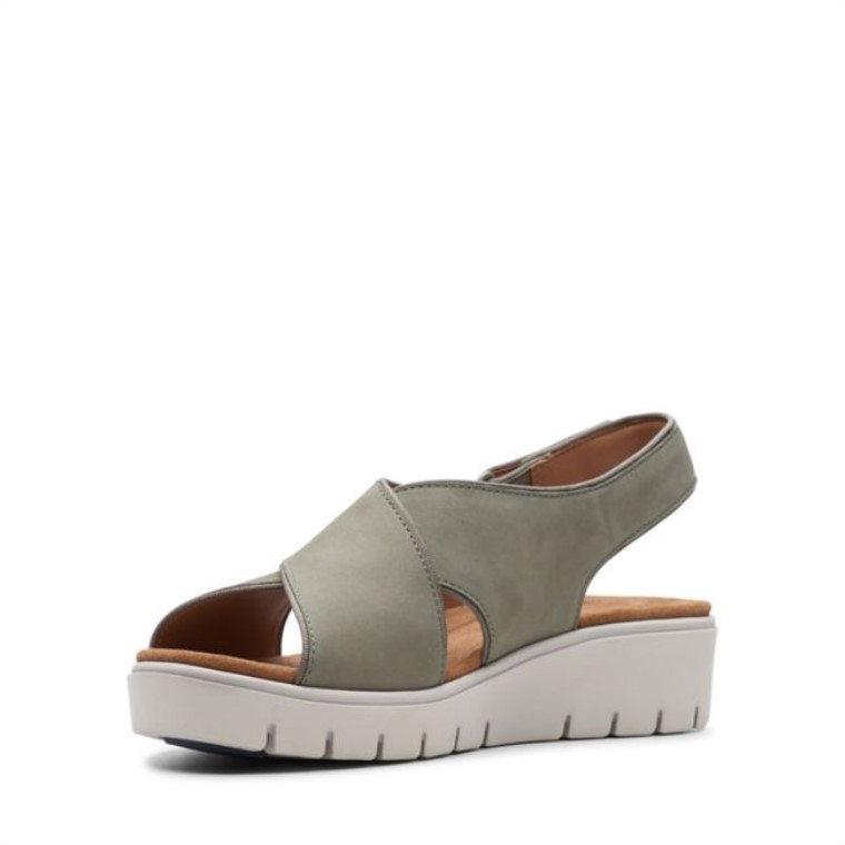 Clarks Nubuck Salvia Un Karely Sun Nubuck Salvia