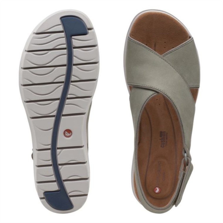 Clarks Nubuck Salvia Un Karely Sun Nubuck Salvia