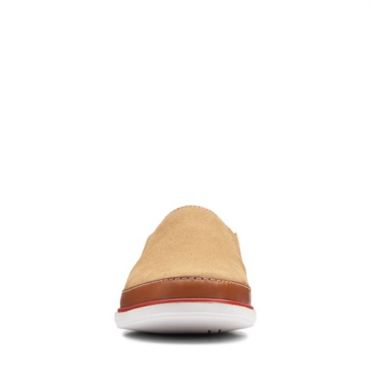 Clarks Sand Suede Bratton Step Sand Suede