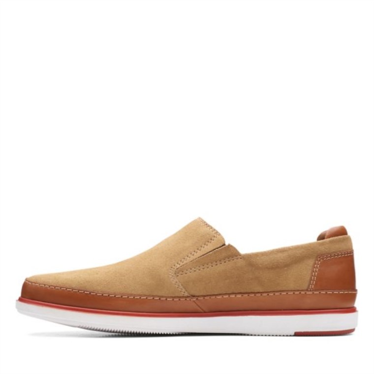 Clarks Sand Suede Bratton Step Sand Suede