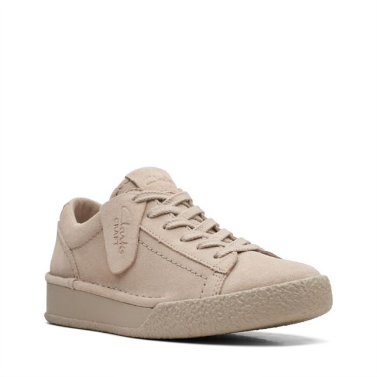Clarks Arena Gamuza Artesanía Taza Caminar Arena Gamuza