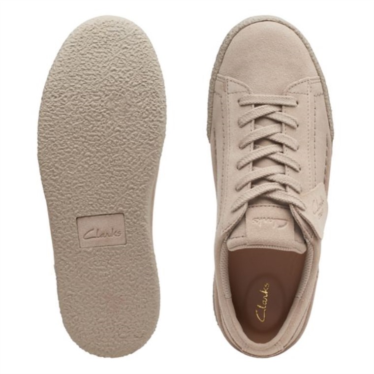 Clarks Arena Gamuza Artesanía Taza Caminar Arena Gamuza