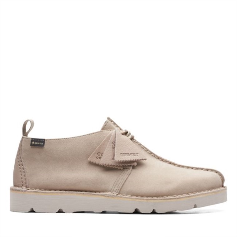 Clarks Arena Gamuza Caminata Por El Desierto Gore-tex Arena Gamuza