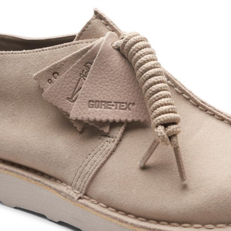 Clarks Arena Gamuza Caminata Por El Desierto Gore-tex Arena Gamuza