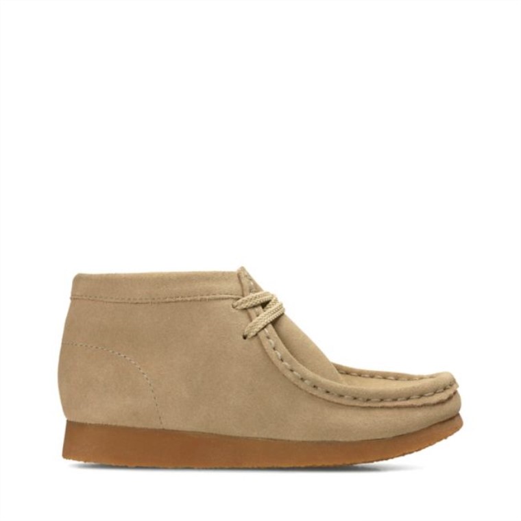 Botas Clarks De Gamuza Arena Wallabee Arena