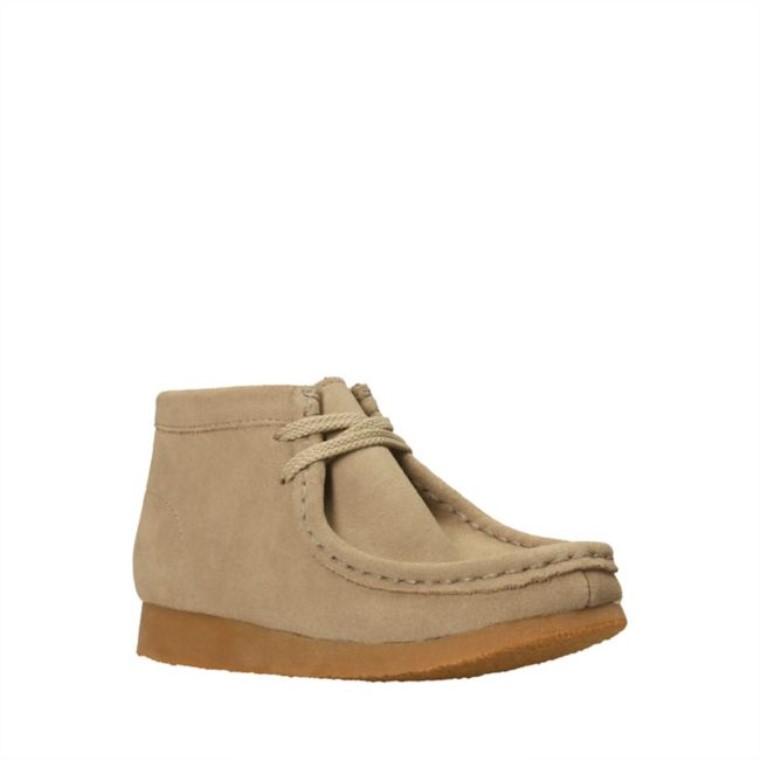Botas Clarks De Gamuza Arena Wallabee Arena