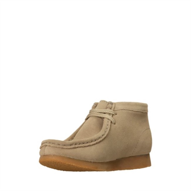 Botas Clarks De Gamuza Arena Wallabee Arena