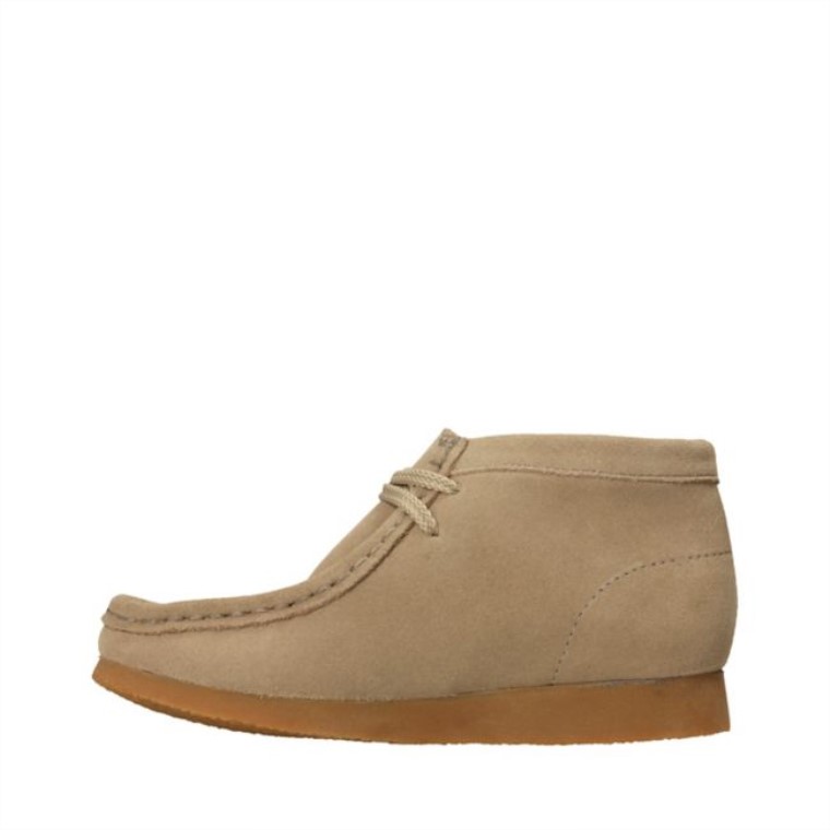 Botas Clarks De Gamuza Arena Wallabee Arena