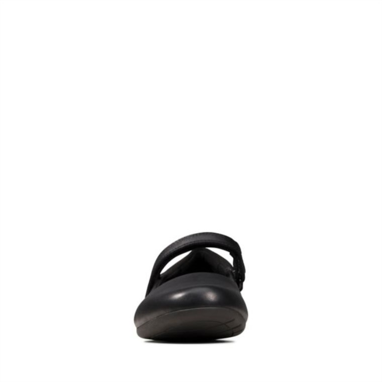 Clarks Scala Dawn Youth Cuero Negro Cuero Negro