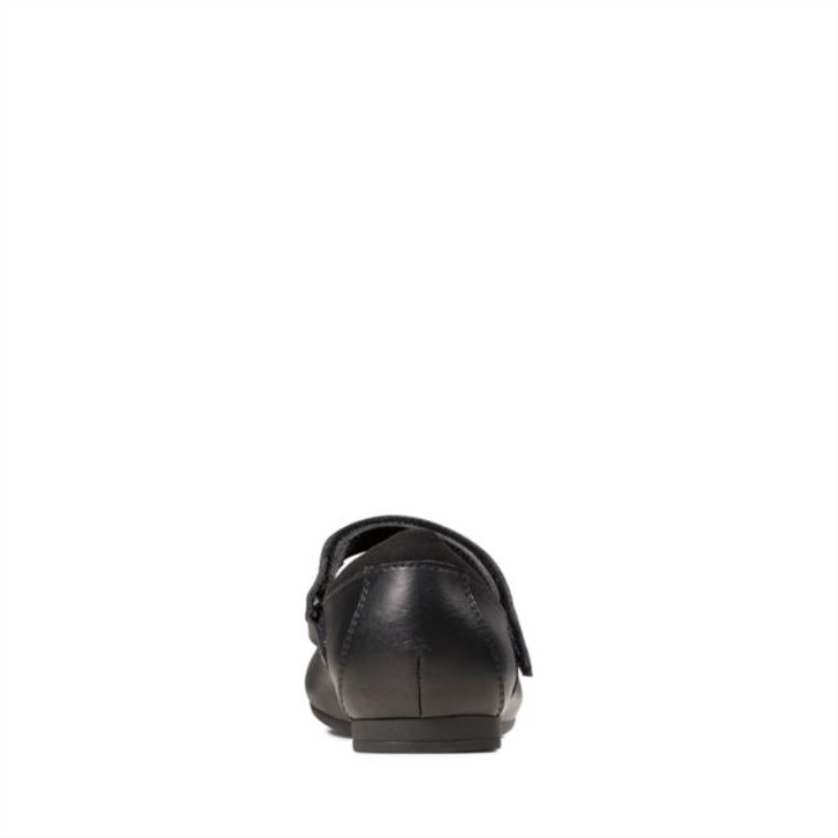 Clarks Scala Dawn Youth Cuero Negro Cuero Negro