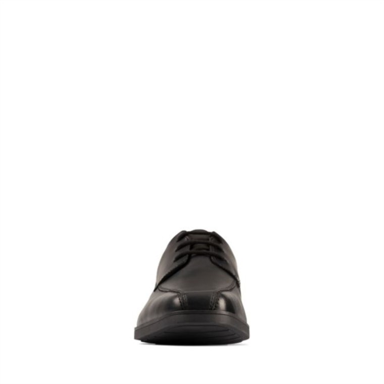 Clarks Scala Step Juvenil Cuero Negro Cuero Negro