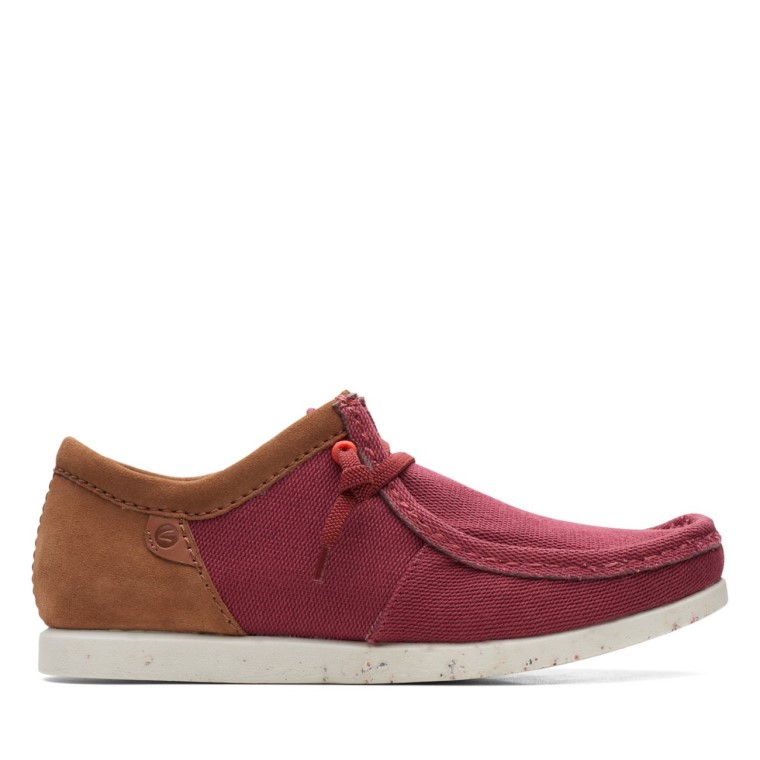 Clarks Shacre Lite Moc Ladrillo Rojo Ladrillo Rojo