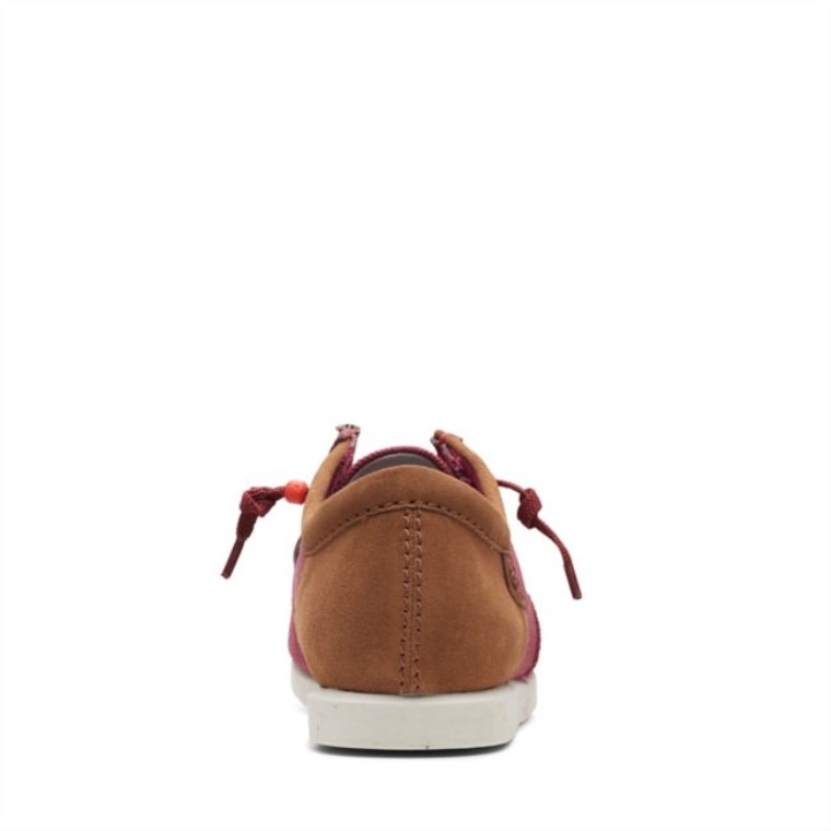 Clarks Shacre Lite Moc Ladrillo Rojo Ladrillo Rojo