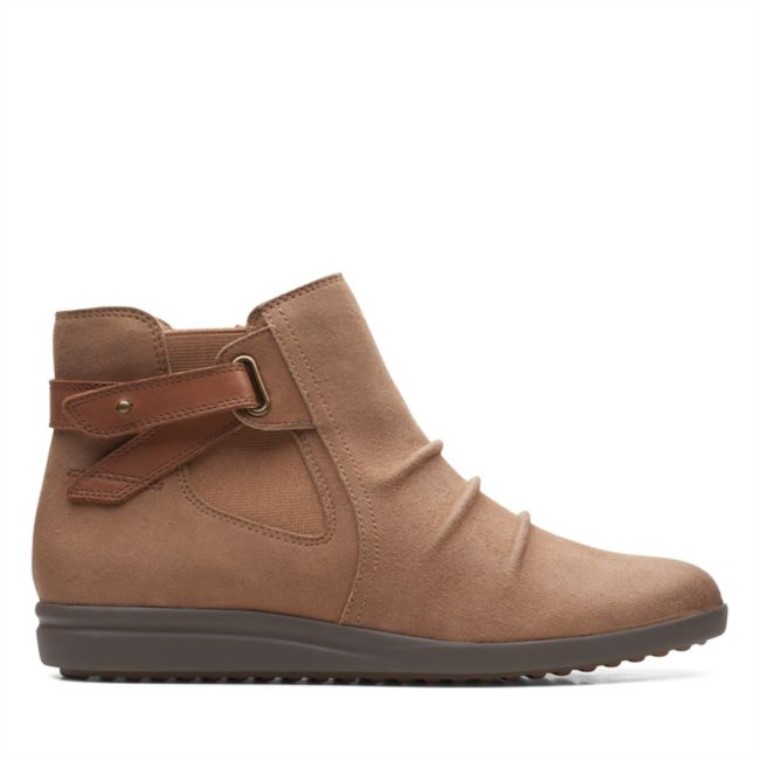 Clarks Tamzen Mid Gamuza Bronceada Gamuza Bronceada
