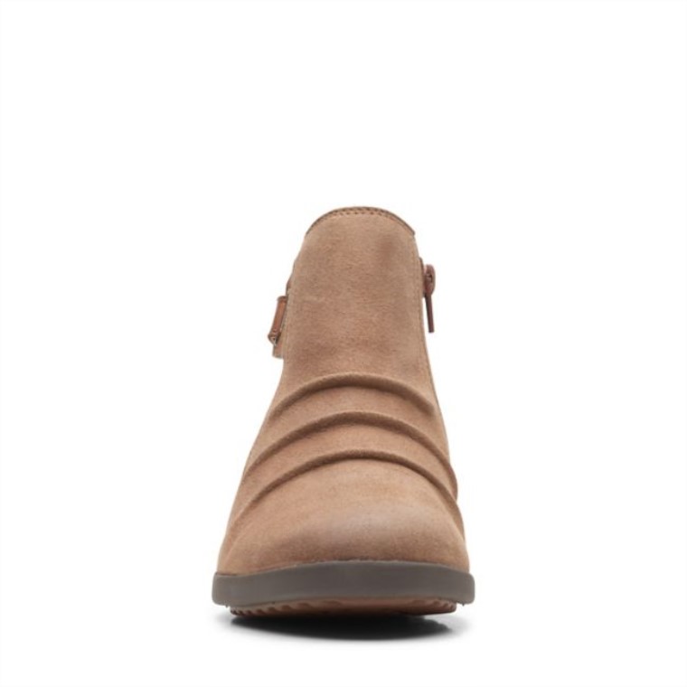 Clarks Tamzen Mid Gamuza Bronceada Gamuza Bronceada