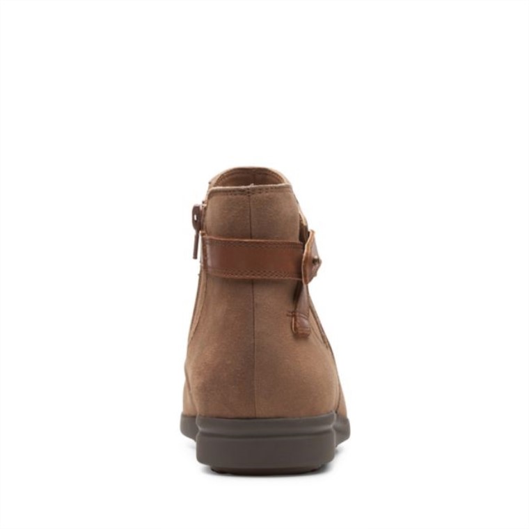 Clarks Tamzen Mid Gamuza Bronceada Gamuza Bronceada
