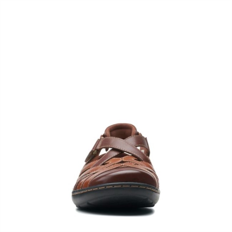 Cuero Combinado Clarks Bronceado Cuero Combinado Cora Dream Bronceado