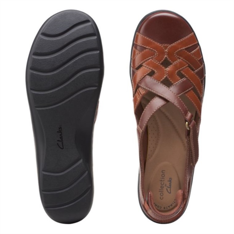 Cuero Combinado Clarks Bronceado Cuero Combinado Cora Dream Bronceado