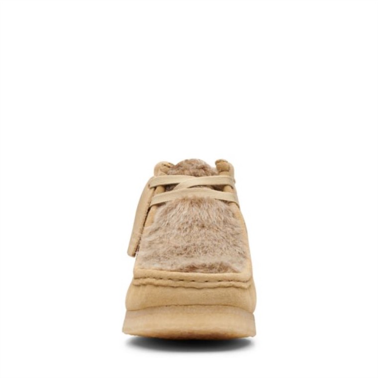 Interés Bronceado Clarks Wallabee Interés Bronceado Bota