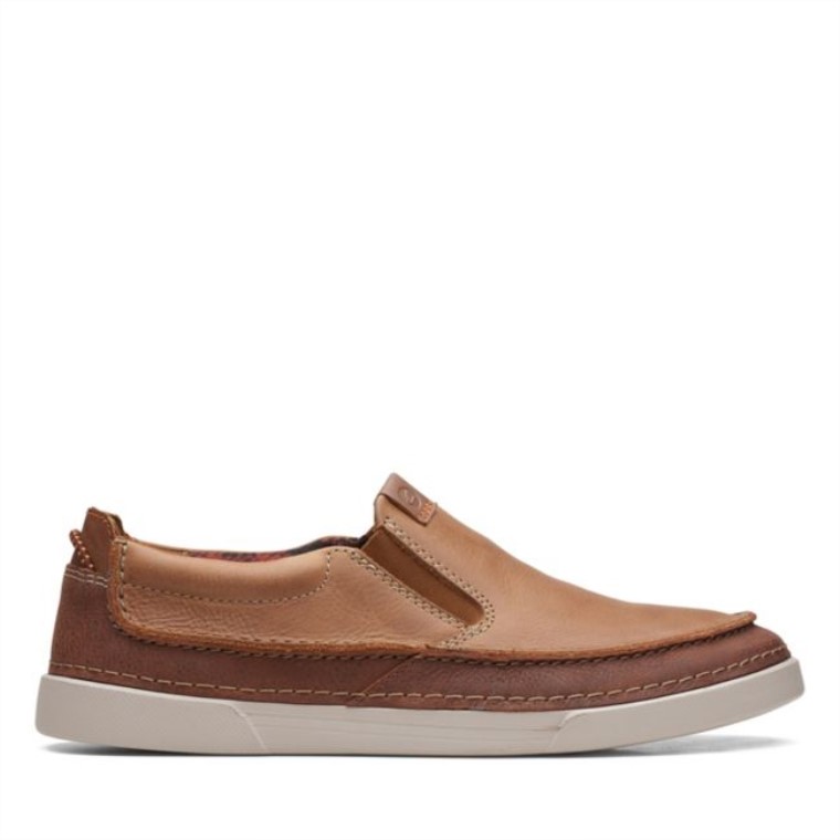 Cuero Marrón Clarks Cuero Marrón Gereld Step