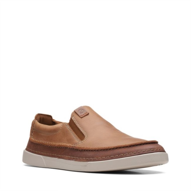 Cuero Marrón Clarks Cuero Marrón Gereld Step