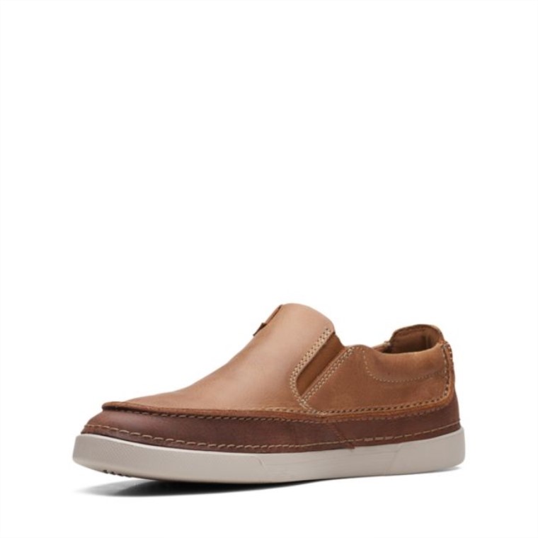Cuero Marrón Clarks Cuero Marrón Gereld Step
