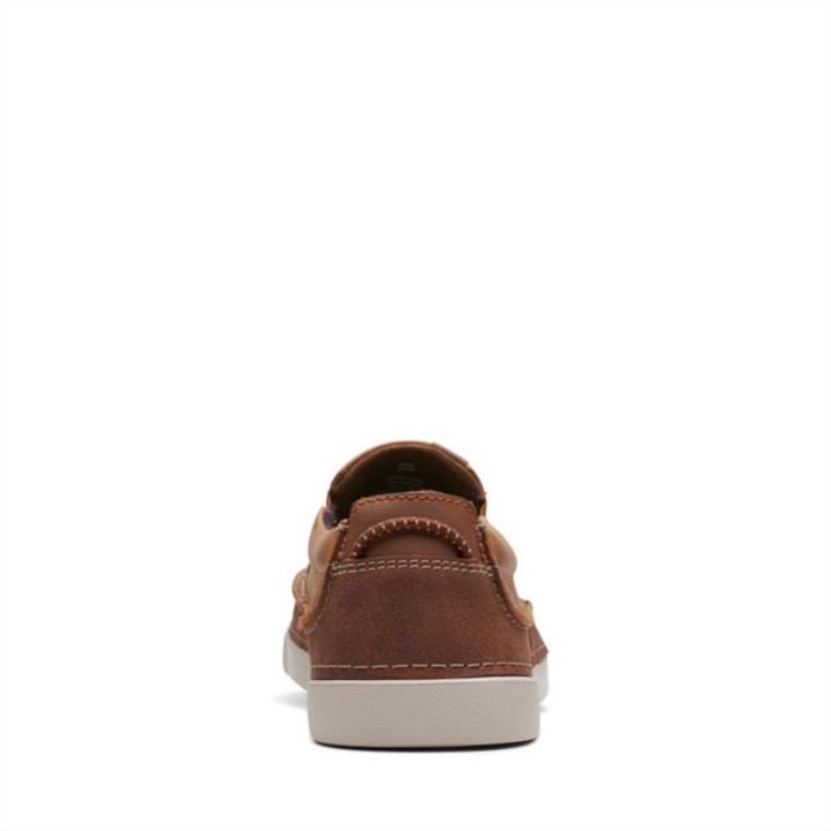 Cuero Marrón Clarks Cuero Marrón Gereld Step