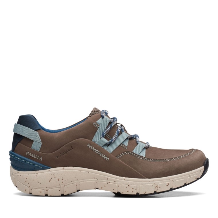 Gama Clarks Wave Taupe Combi Ap Taupe Combi