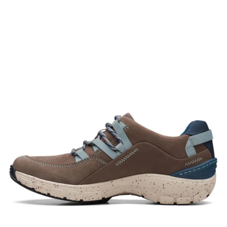 Gama Clarks Wave Taupe Combi Ap Taupe Combi