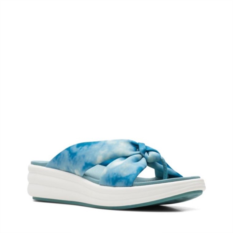 Clarks Azul Verde Combi Pájaro De Deriva Azul Verde Combi