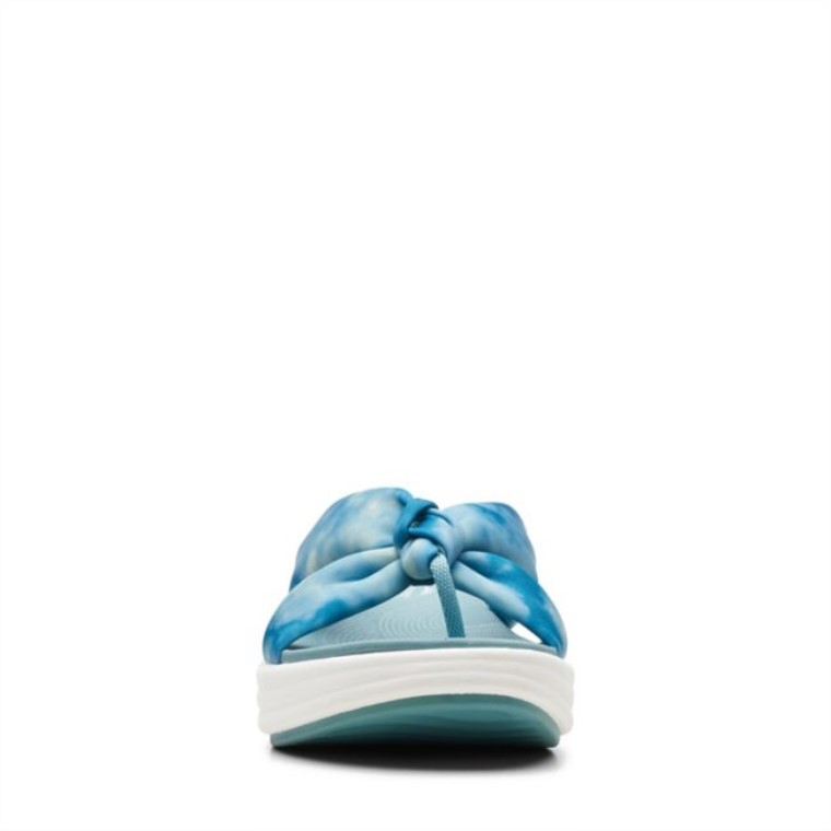 Clarks Azul Verde Combi Pájaro De Deriva Azul Verde Combi