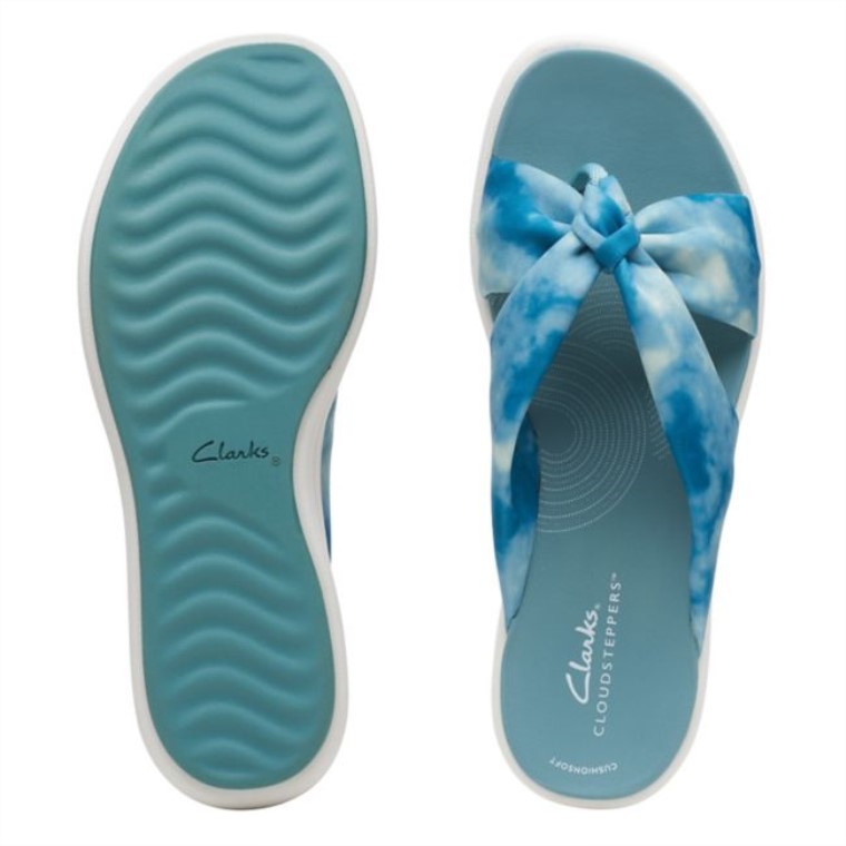 Clarks Azul Verde Combi Pájaro De Deriva Azul Verde Combi
