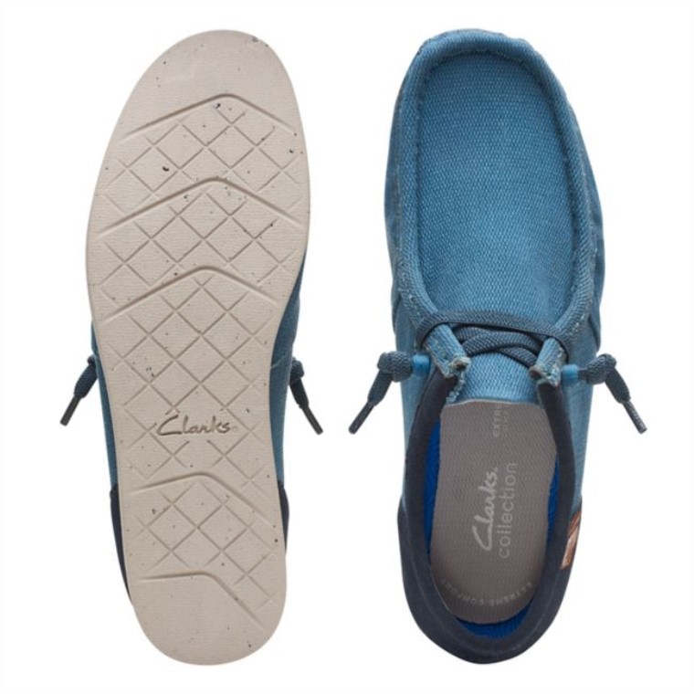 Clarks Combi Verde Azulado Shacre Lite Moc Combi Verde Azulado