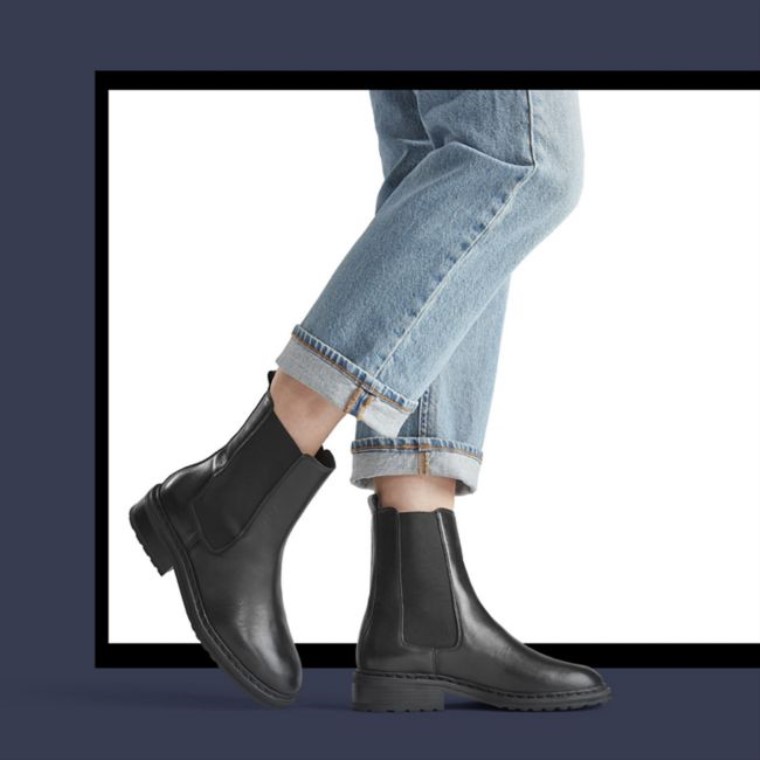 Clarks Tilham Chelsea Cuero Negro Cuero Negro