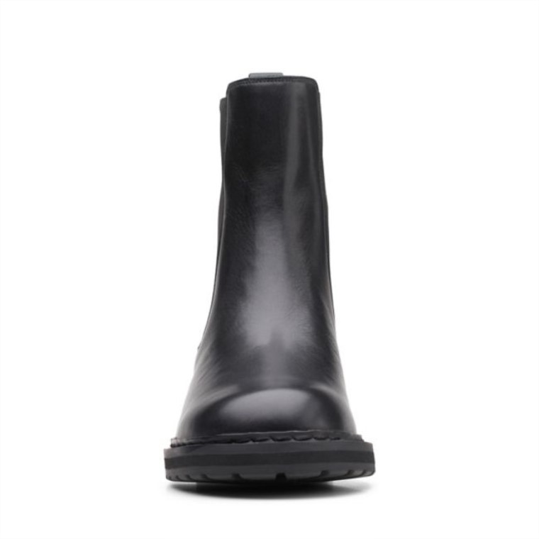 Clarks Tilham Chelsea Cuero Negro Cuero Negro