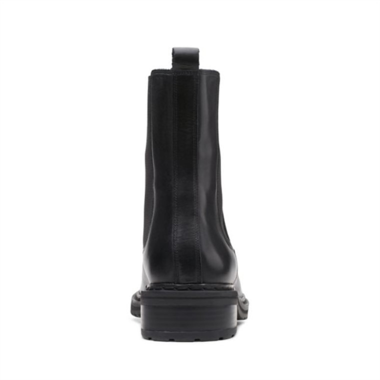 Clarks Tilham Chelsea Cuero Negro Cuero Negro