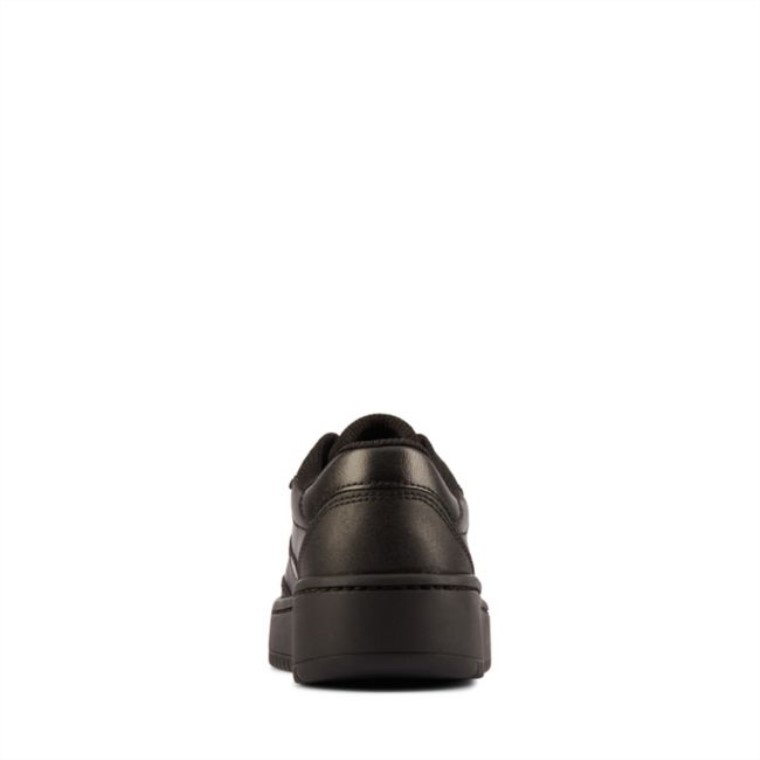 Clarks Tor Sport Flex Niño Cuero Negro Cuero Negro
